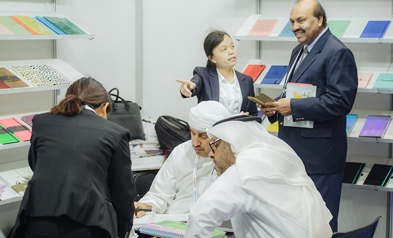 Paperworld Middle East - Exhibitor and visitor interaction