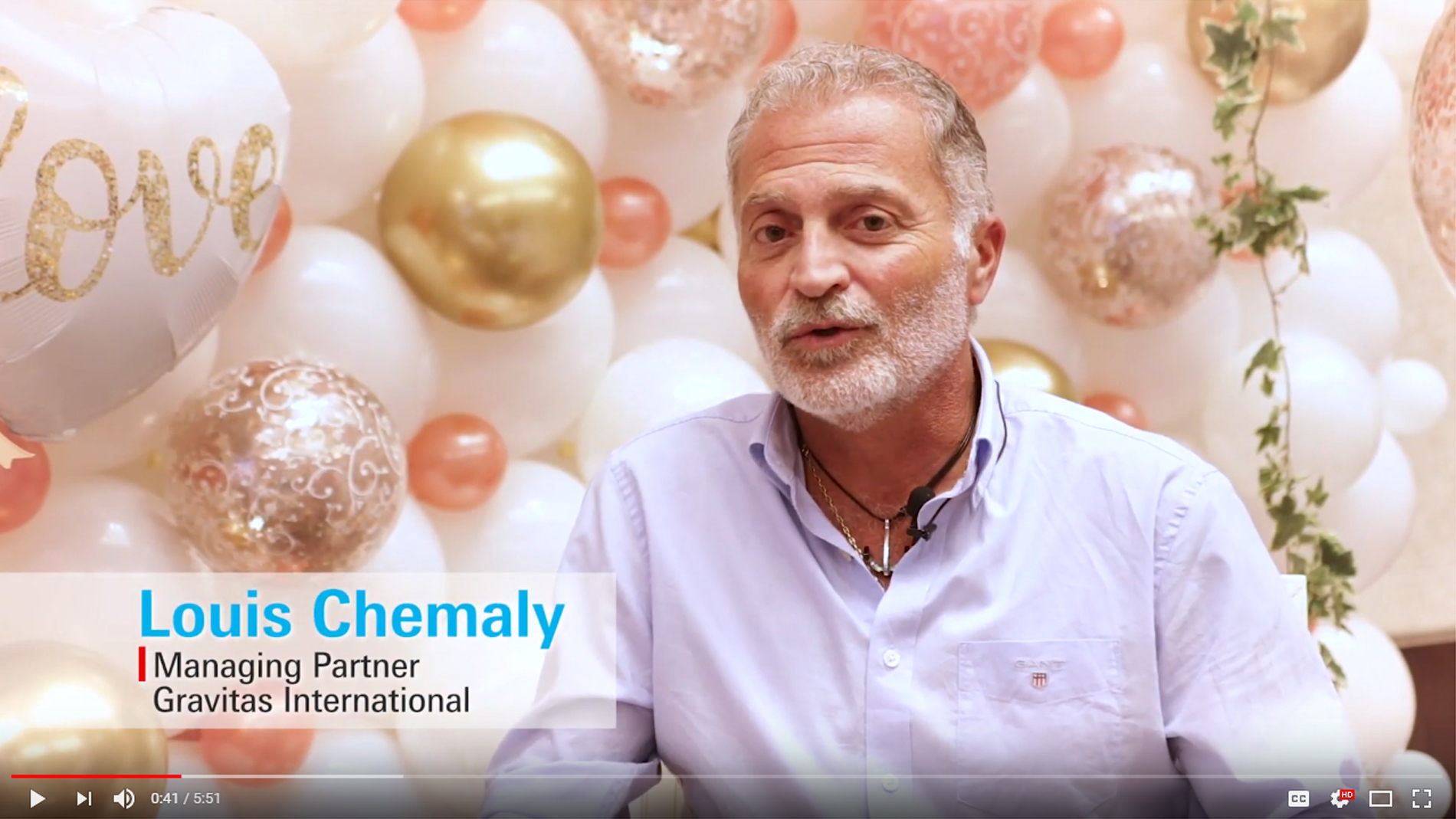Louis Chemaly at paperworld middle east