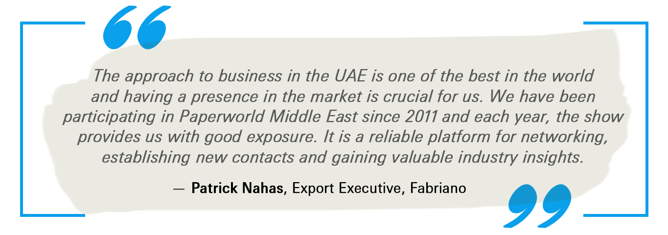 Paperworld Middle East - Testimony from Fabriano