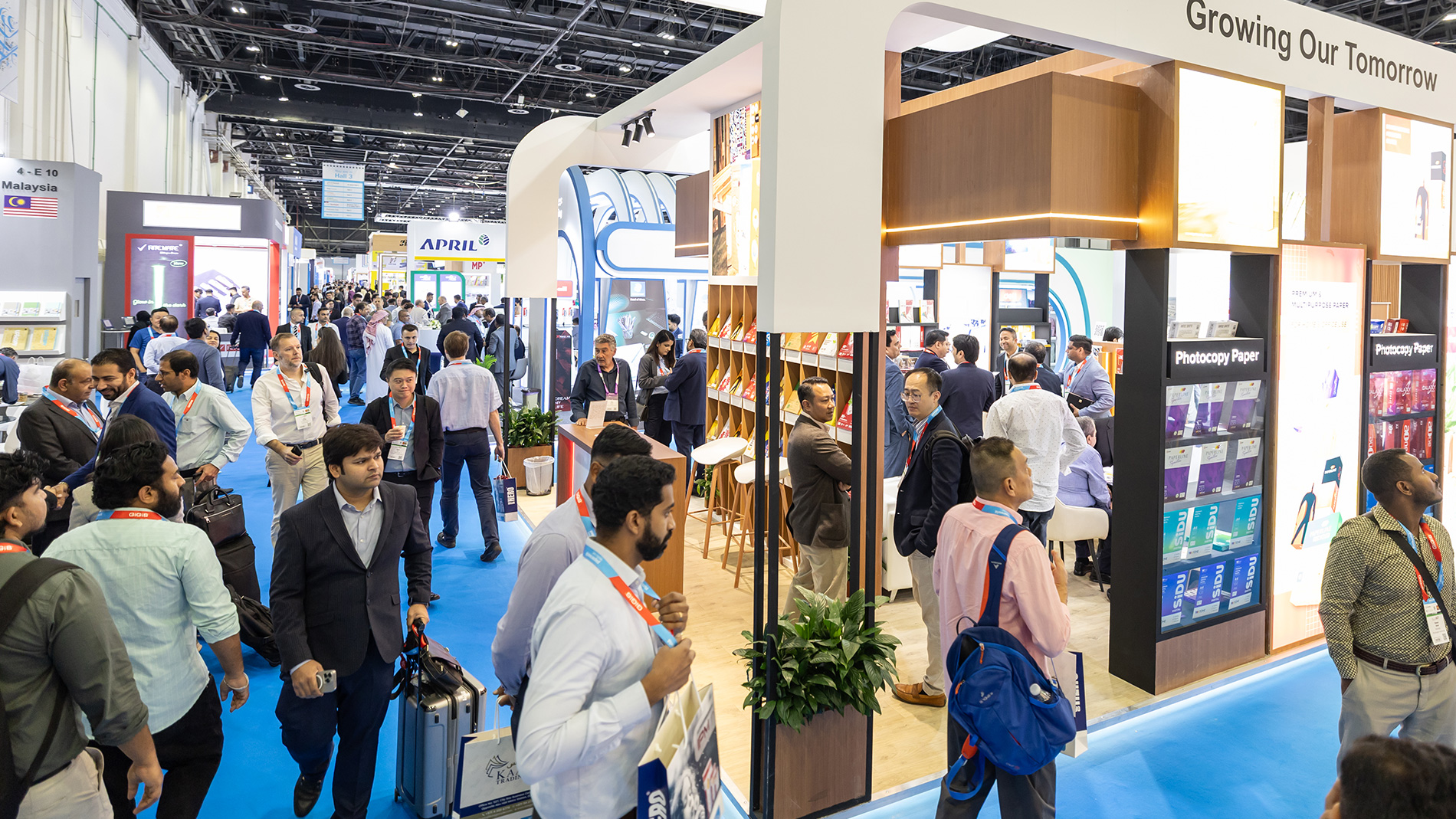 Paperworld Middle East - crowds at the exhibition