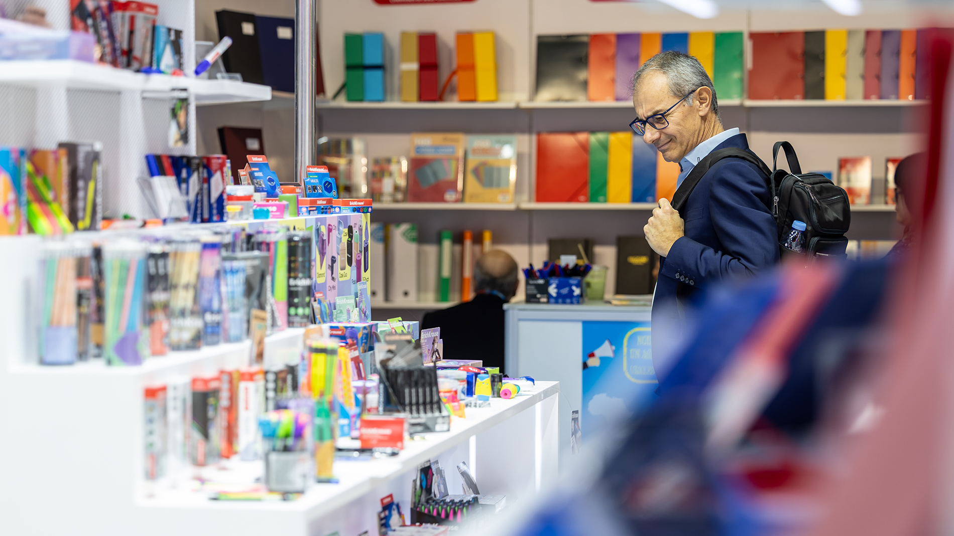 Paperworld Middle East - Exhibitor browsing products