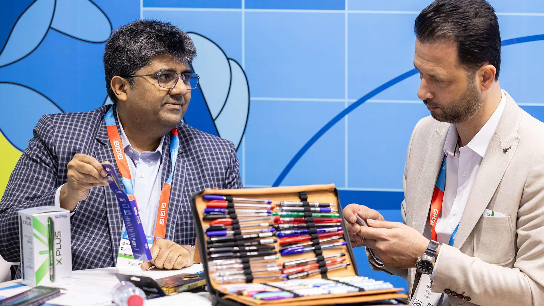 Paperworld Middle East visitor and exhibitor meeting