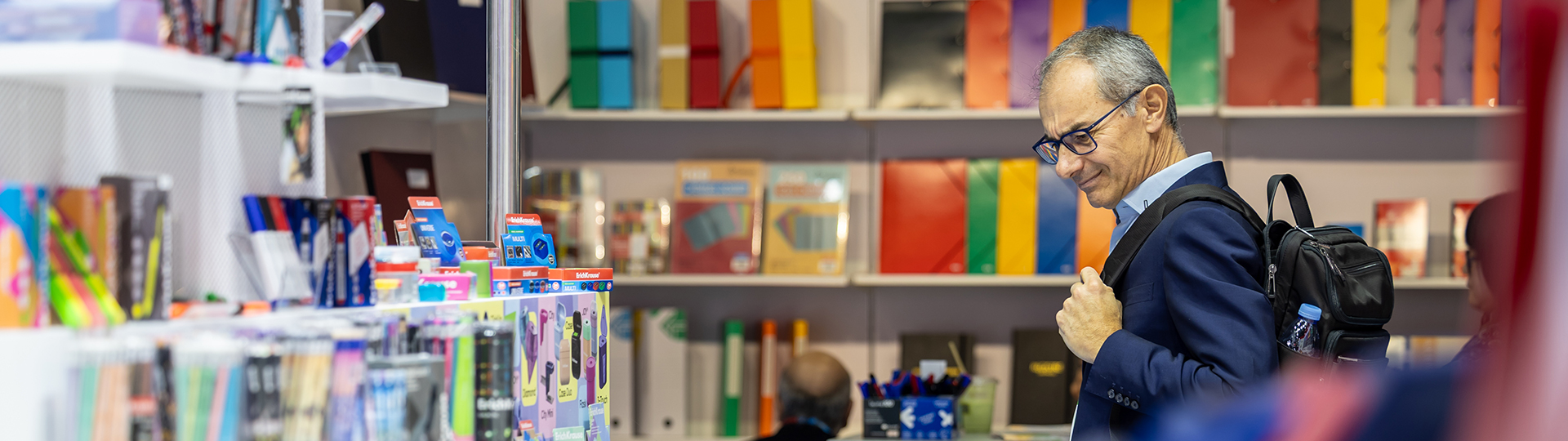 Paperworld Middle East - Visitor exploring products at the show